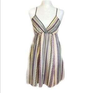 Ocean Drive Yellow Sleeveless Mini Dress Sundress / Large L